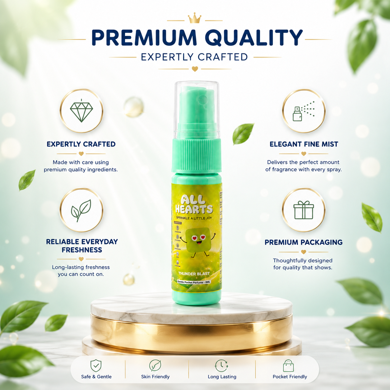 ALL HEARTS Thunder Blast Pocket Perfume for Kids