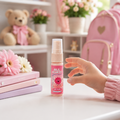 ALL HEARTS Pink Flora Pocket Perfume for Kids