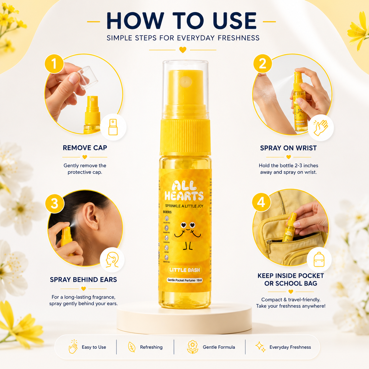 ALL HEARTS Little Bash Pocket Perfume for Kids