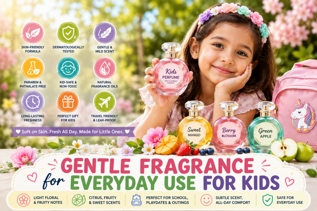Gentle fragrance for everyday use for kids